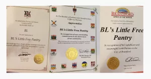 Appreciation and Recognition for BL’s Little Free Pantries