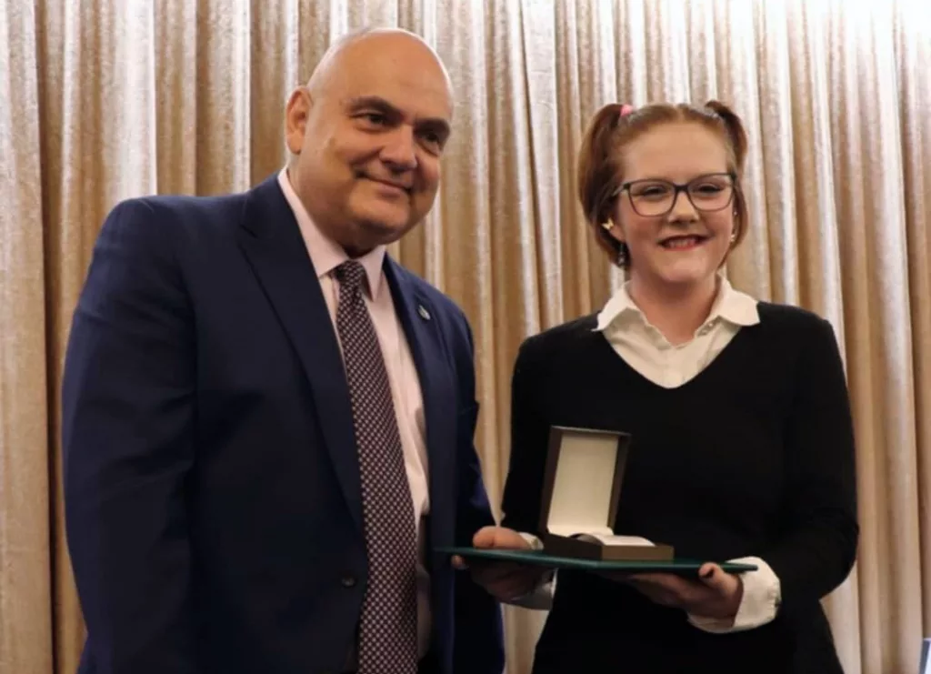 BL Honored at Queen's Jubilee Pin Ceremony