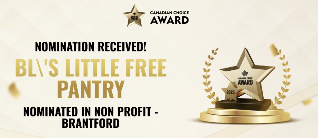 BL's Pantries Nominated for the National Canadian Choice Awards